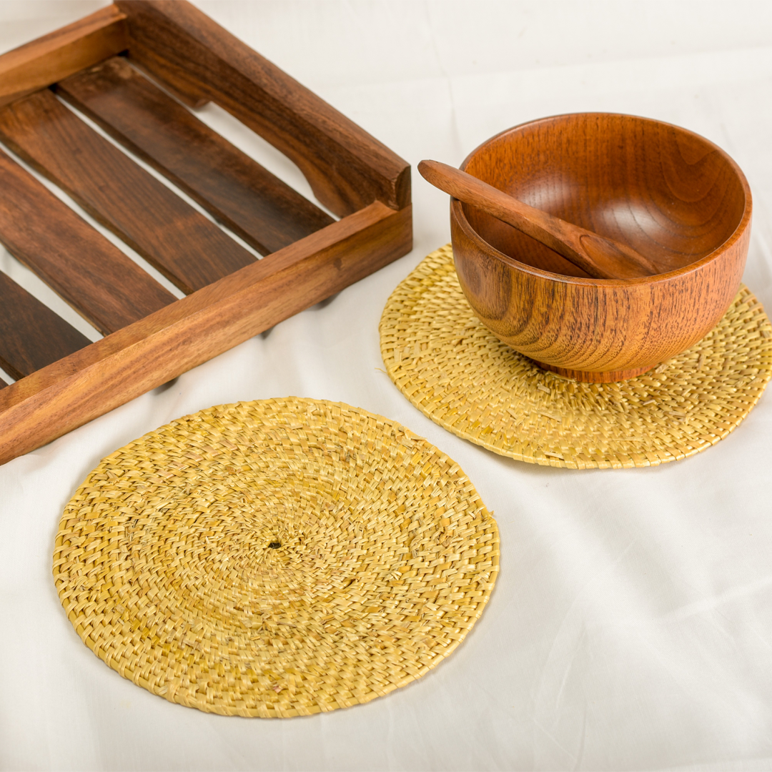 Golden Grass Coasters