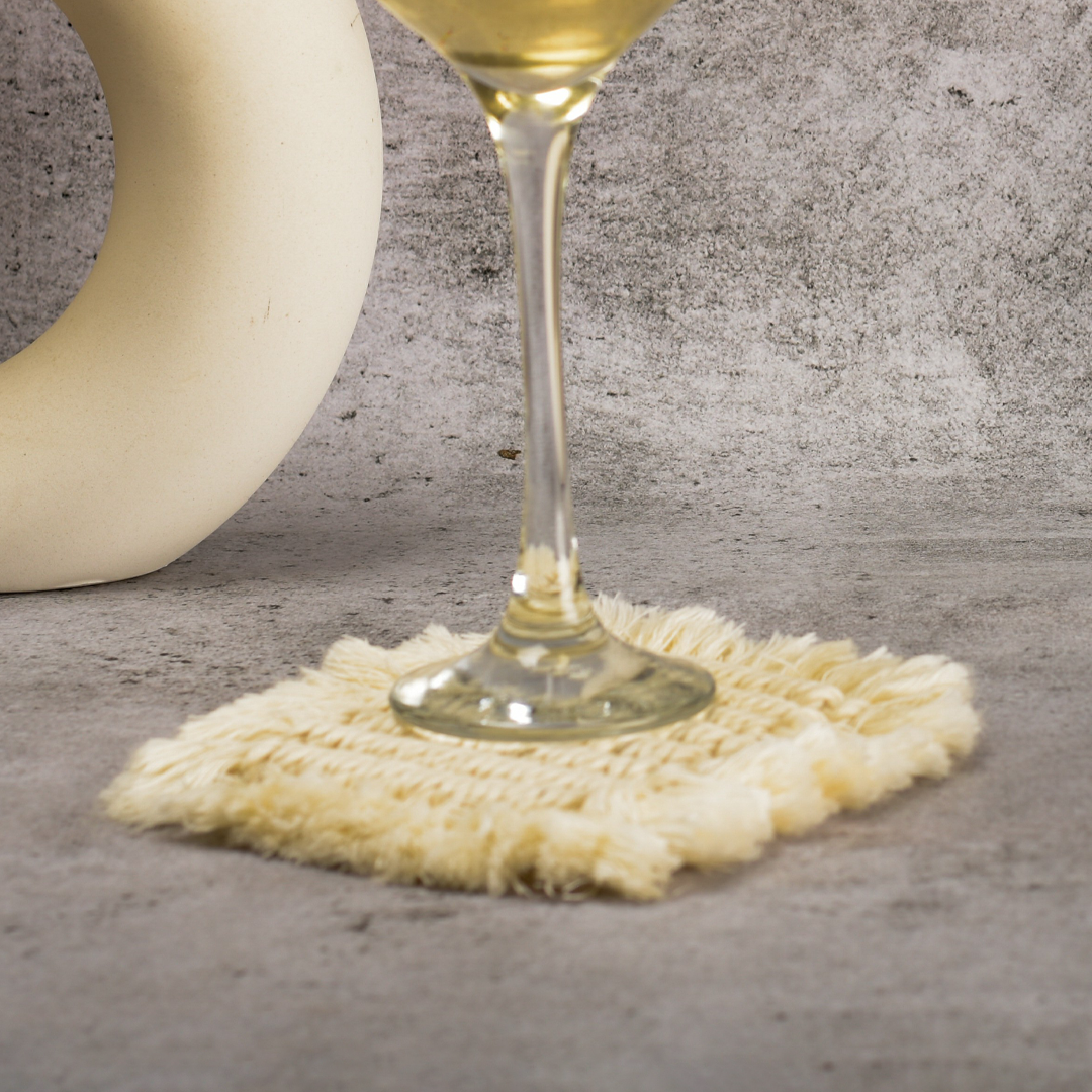 Handwoven Macrame Coasters (Square)